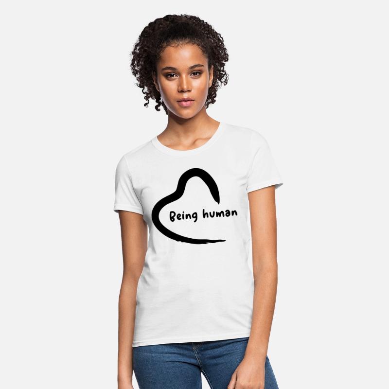 being human t shirt white